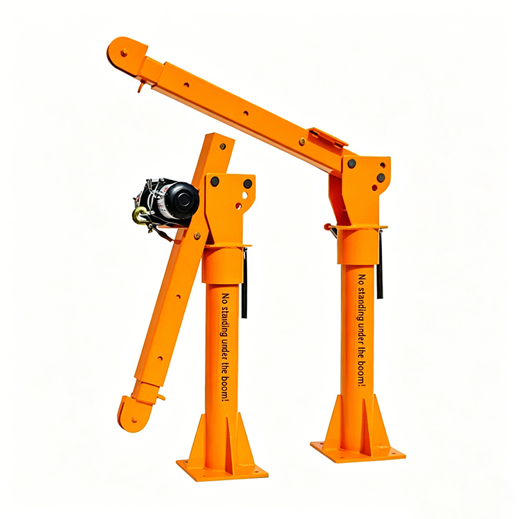 Mały dźwig samochodowy o udźwigu 1000 kg