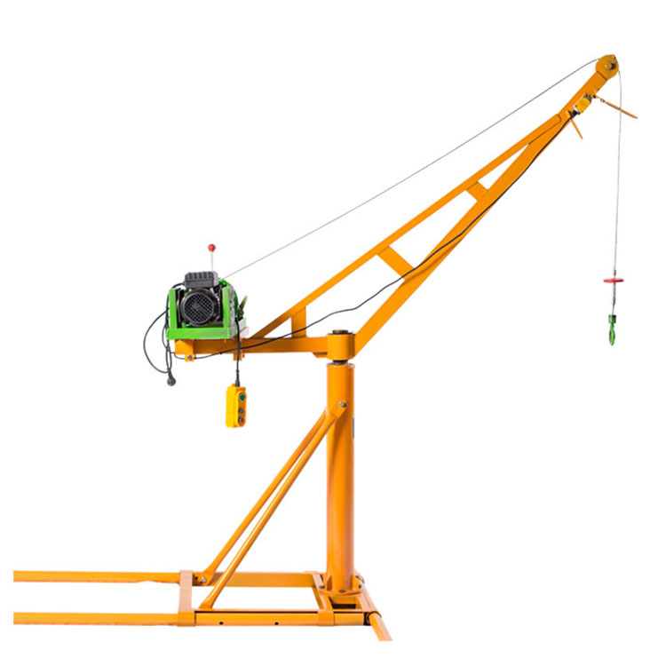 Prosty dźwig budowlany o udźwigu 400 kg